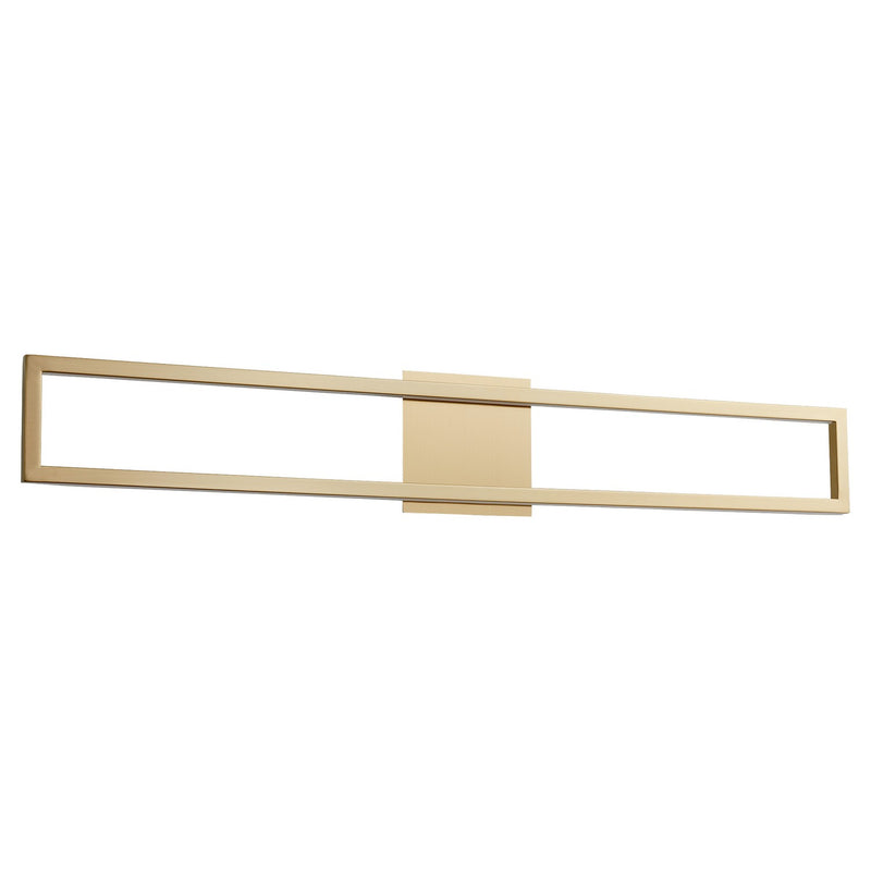 Quorum 3-5056-40 LED Vanity, Aged Brass