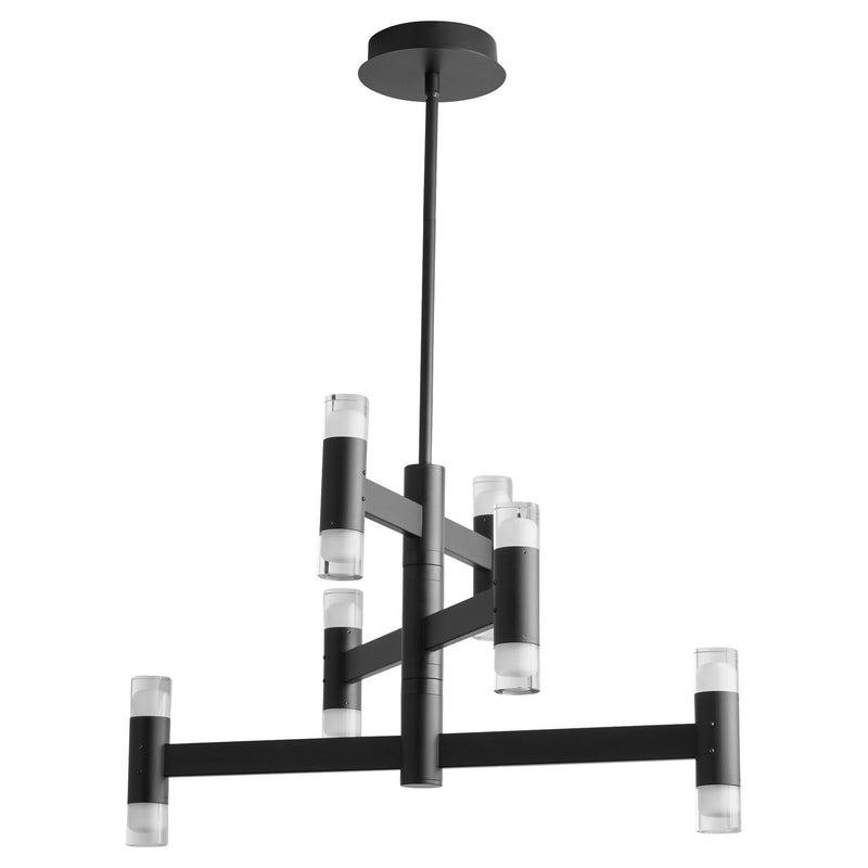 Quorum 3-6097-15 LED Chandelier, Black