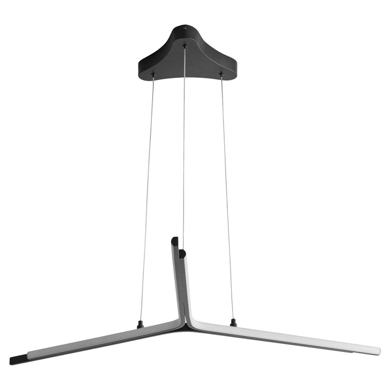 Quorum 3-688-15 LED Pendant, Black