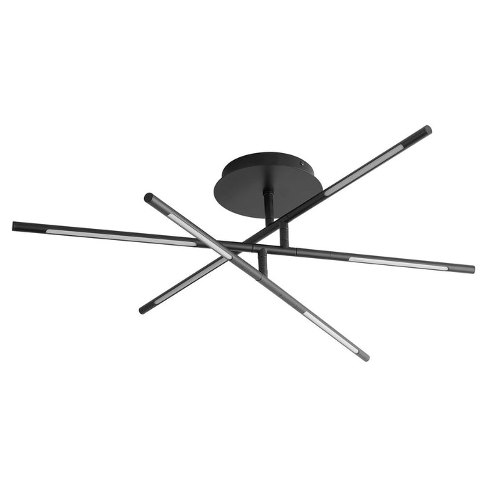 Oxygen 3-805-15 LED Ceiling Mount, Black