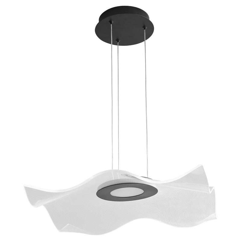 Quorum 3-808-15 LED Pendant, Black