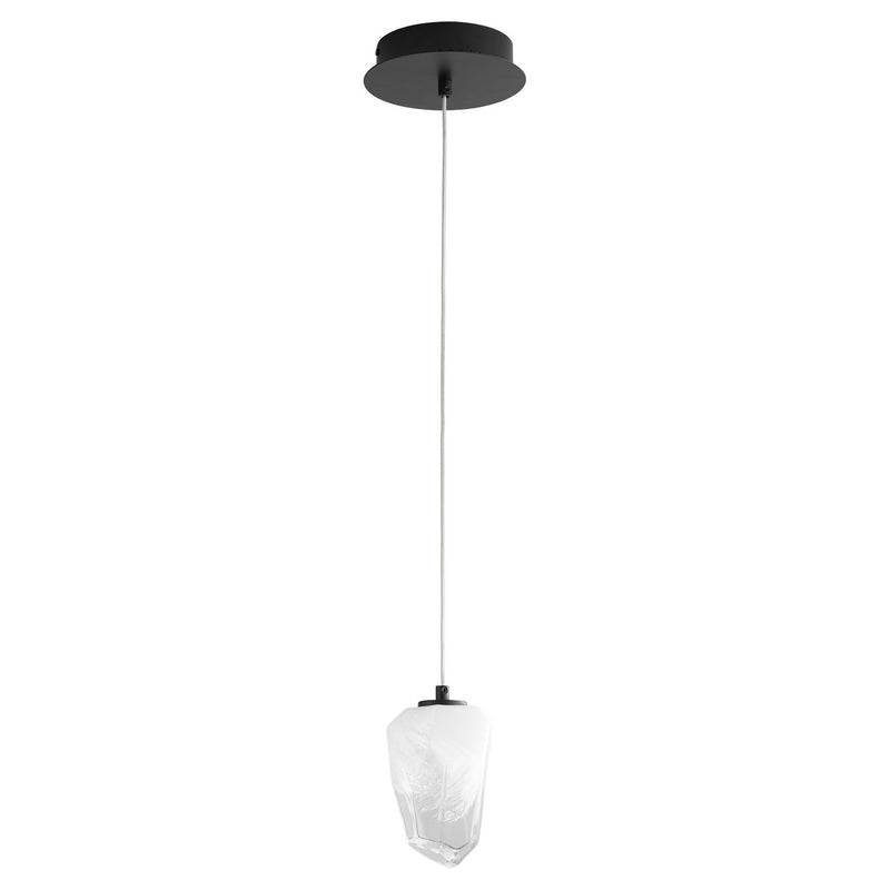 Quorum 3-809-15 LED Pendant, Black
