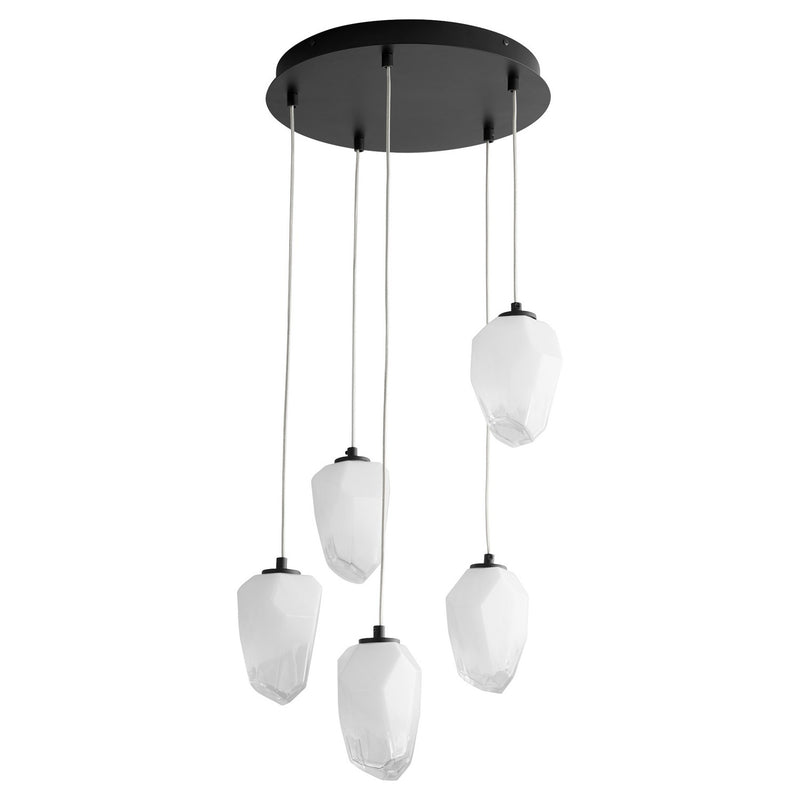 Quorum 3-810-15 LED Pendant, Black