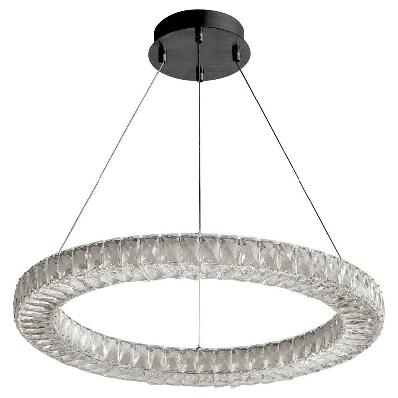 Quorum 3-874-15 LED Pendant, Black