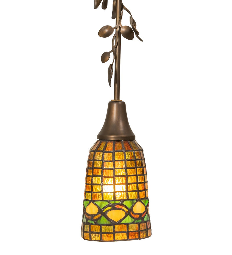 Meyda Tiffany 255871 One Light Mini Pendant, Antique Copper