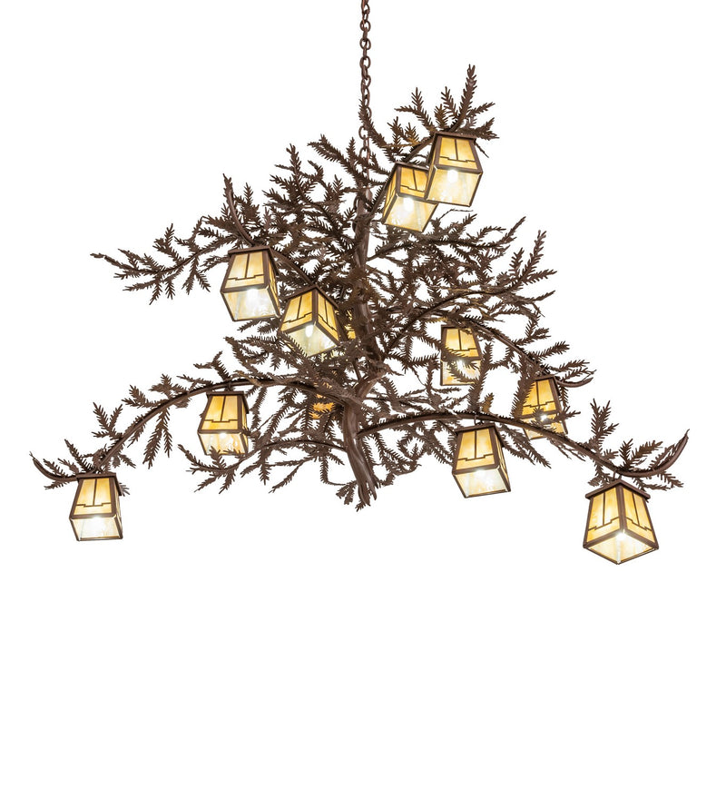 Meyda Tiffany 256238 12 Light Chandelier, Caf Noir
