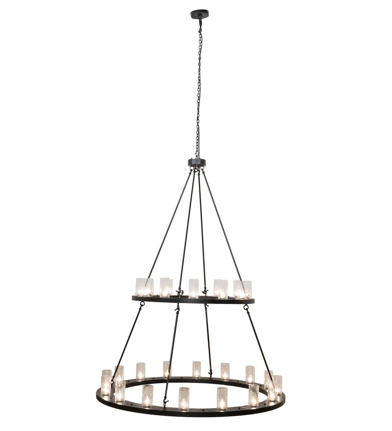 Meyda Tiffany 256800 28 Light Chandelier, Textured Black