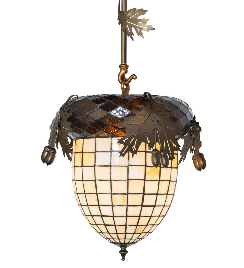 Meyda Tiffany 261056 One Light Pendant, Antique Copper