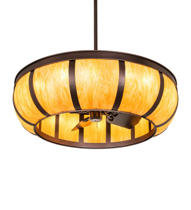 Meyda Tiffany 261212 16 Light Chandel-Air, Mahogany Bronze