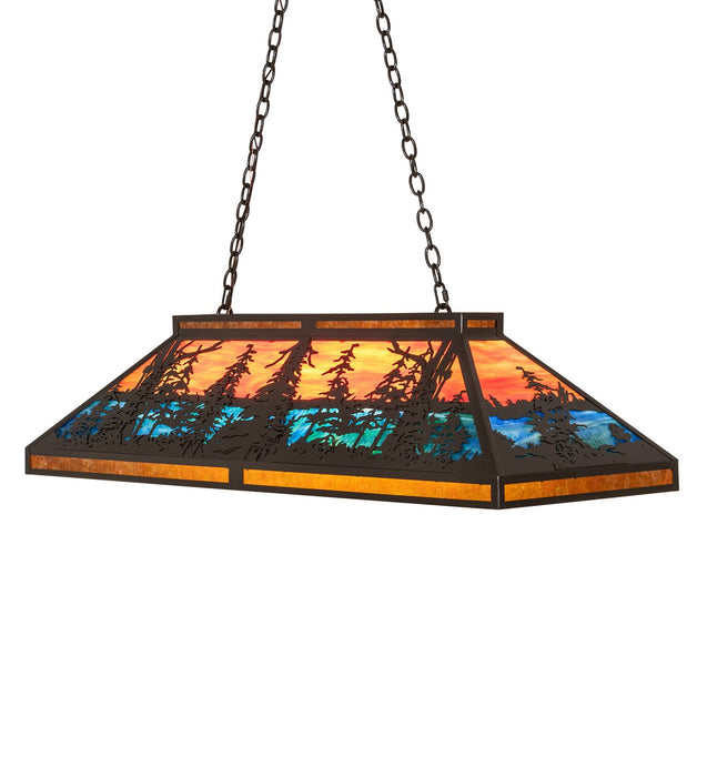 Meyda Tiffany 261494 Seven Light Pendant, Timeless Bronze