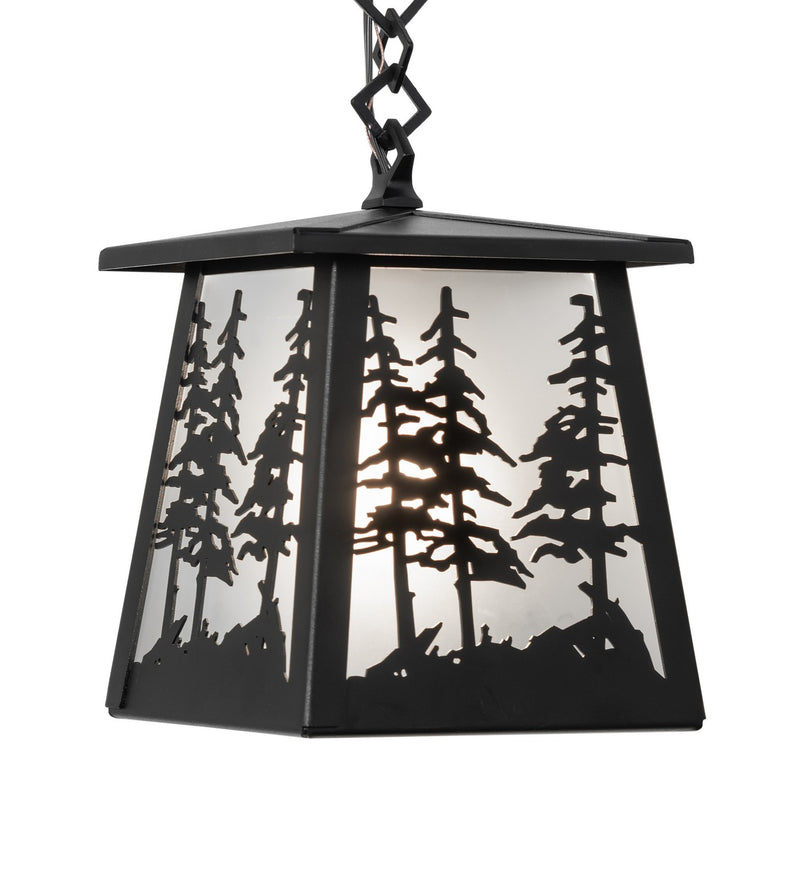Meyda Tiffany 261862 One Light Mini Pendant, Textured Black