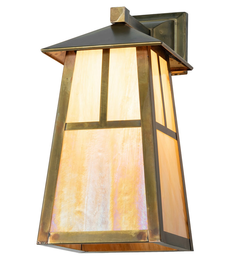 Meyda Tiffany 262161 One Light Wall Sconce, Vintage Brass