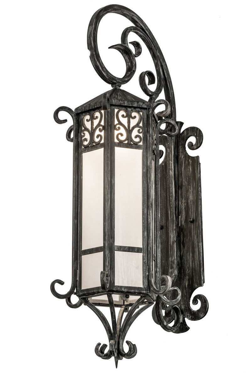 Meyda Tiffany 263205 One Light Wall Sconce, Antique Iron Gate