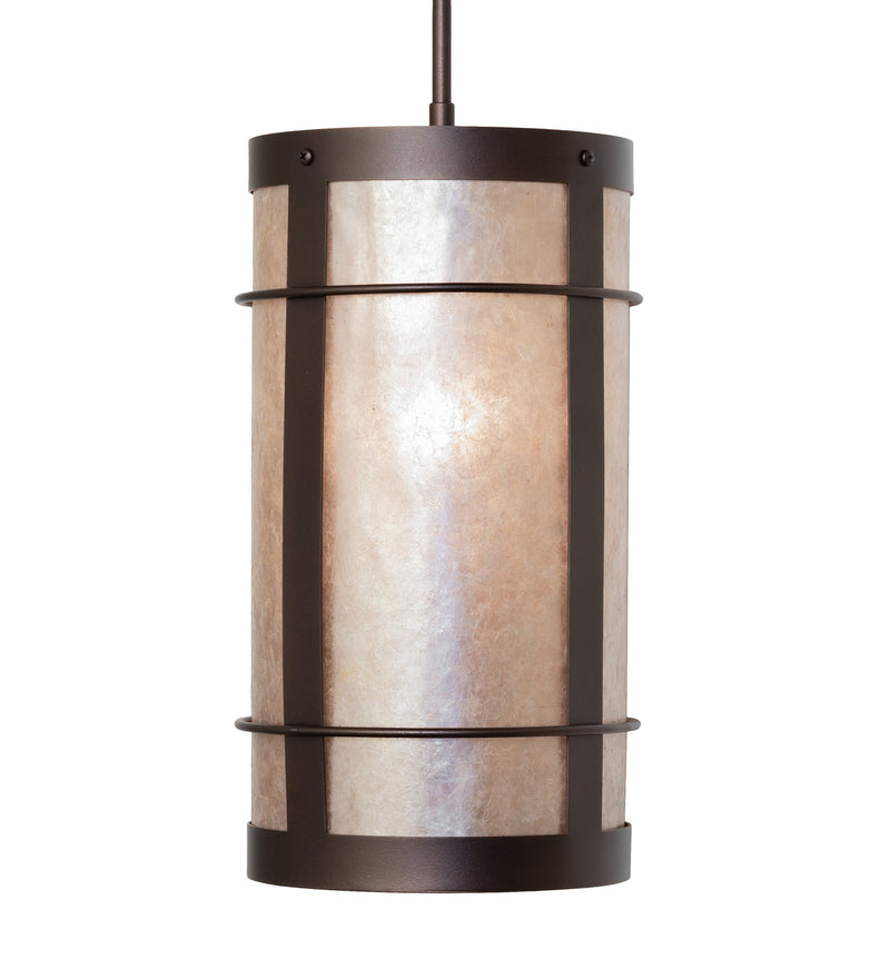 Meyda Tiffany 263574 One Light Pendant, Mahogany Bronze