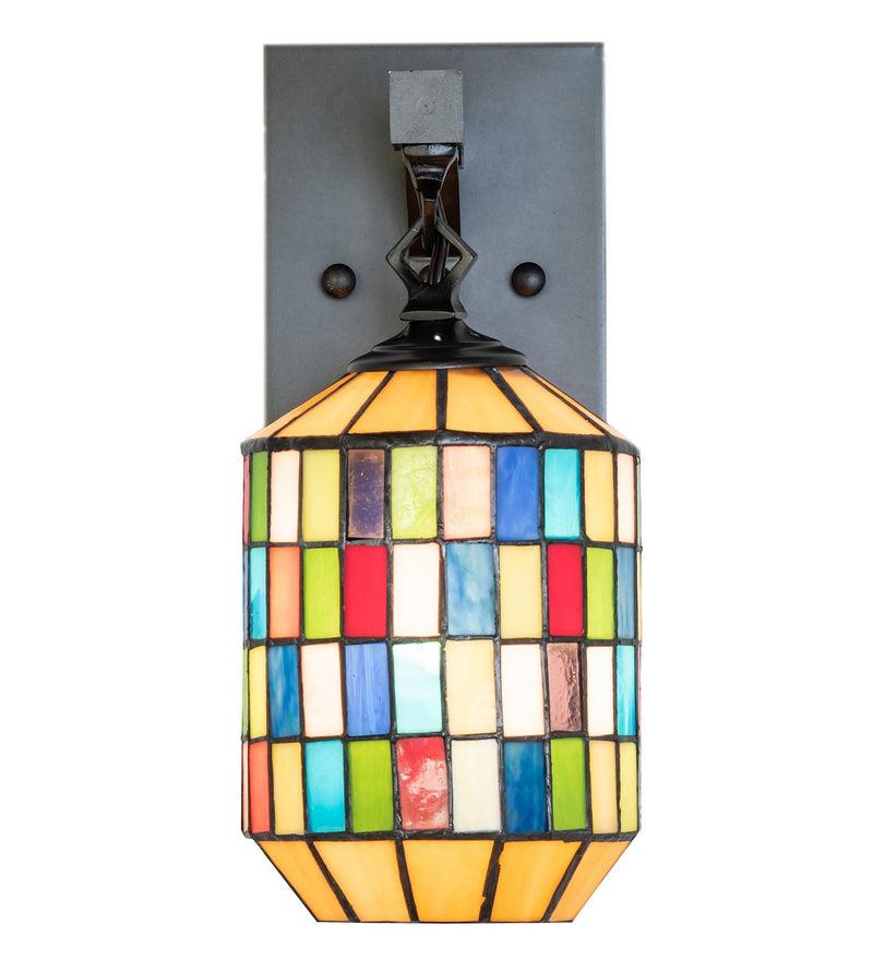 Meyda Tiffany 263709 One Light Wall Sconce, Craftsman Brown