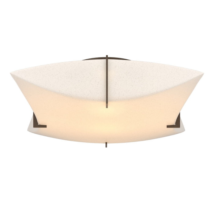 Hubbardton Forge 126620-SKT-05-SH1999 Two Light Semi-Flush Mount, Bronze
