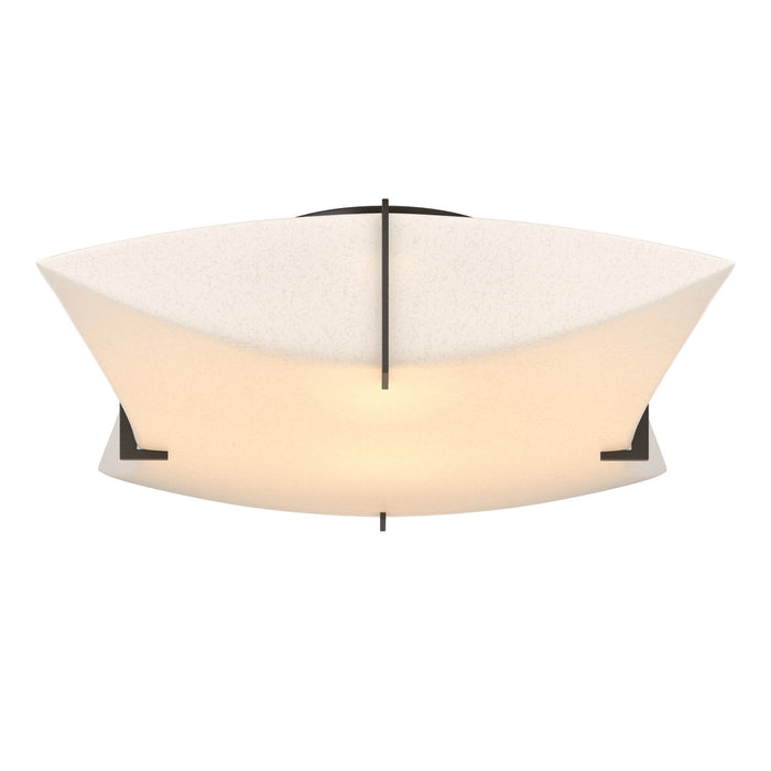 Hubbardton Forge 126620-SKT-14-SH1999 Two Light Semi-Flush Mount, Oil Rubbed Bronze