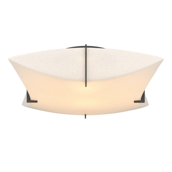 Hubbardton Forge 126620-SKT-20-SH1999 Two Light Semi-Flush Mount, Natural Iron