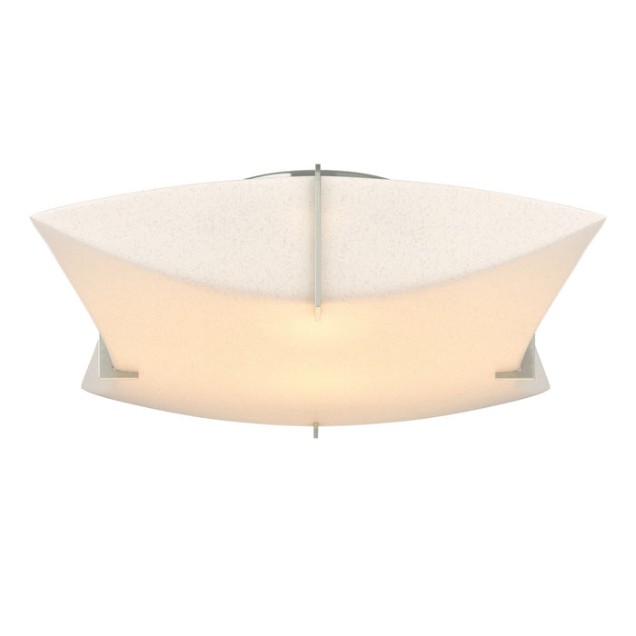 Hubbardton Forge 126620-SKT-85-SH1999 Two Light Semi-Flush Mount, Sterling