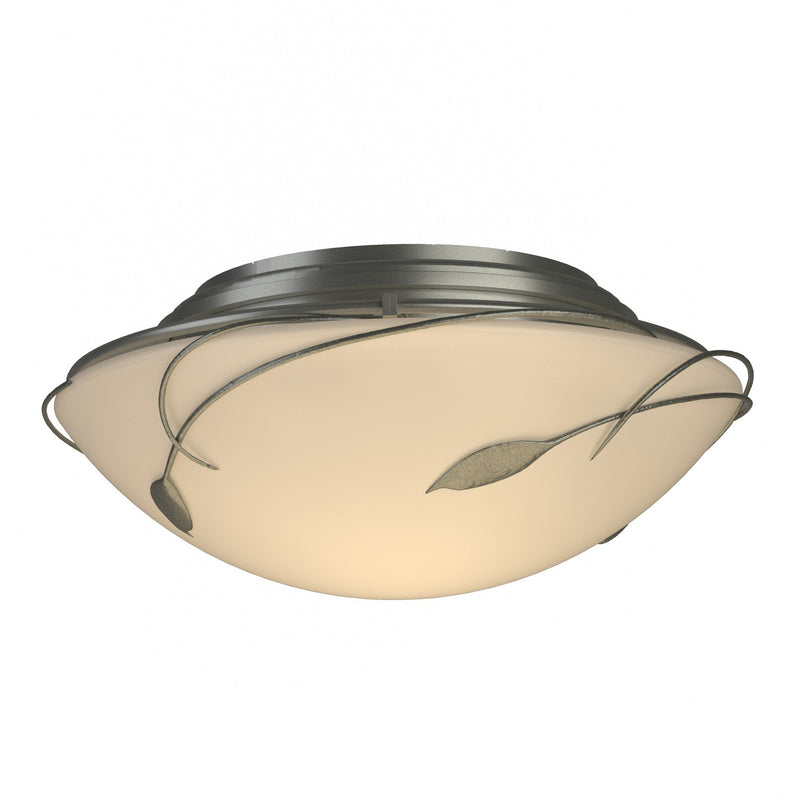 Hubbardton Forge 126709-SKT-82-GG0098 Two Light Semi-Flush Mount, Vintage Platinum
