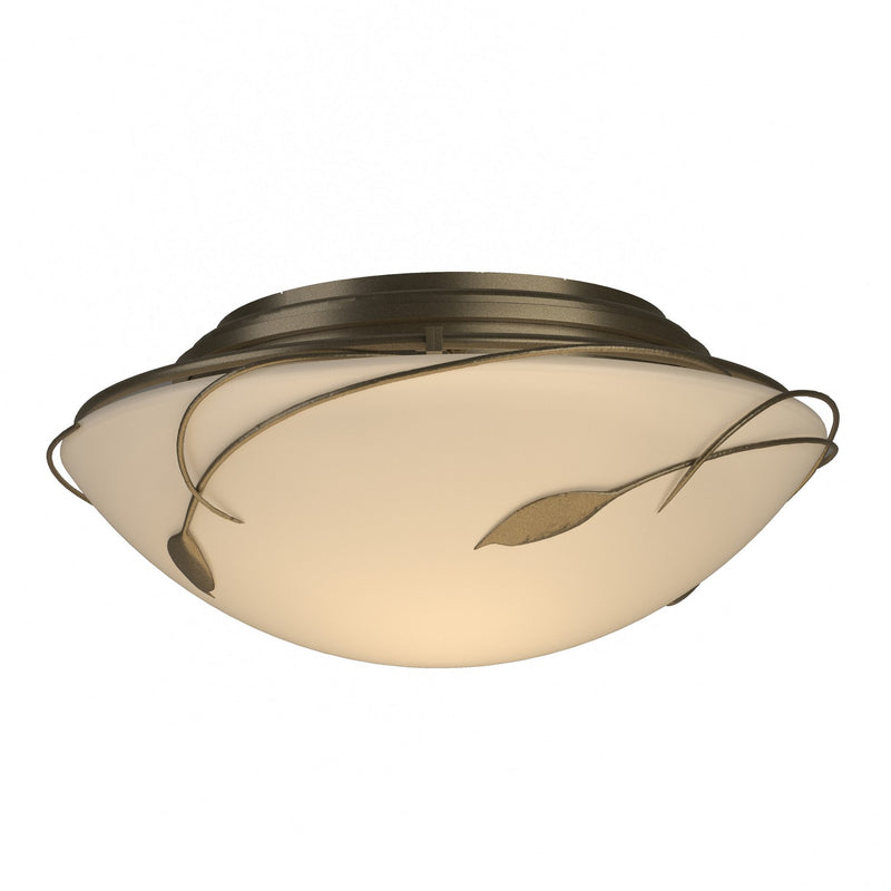 Hubbardton Forge 126709-SKT-84-GG0098 Two Light Semi-Flush Mount, Soft Gold