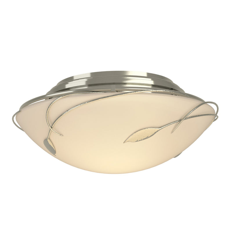 Hubbardton Forge 126709-SKT-85-GG0098 Two Light Semi-Flush Mount, Sterling