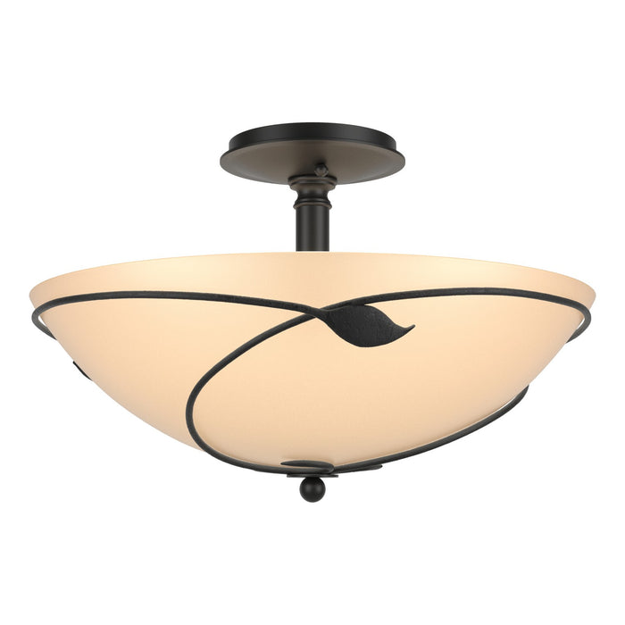 Hubbardton Forge 126732-SKT-10-SS0052 Three Light Semi-Flush Mount, Black