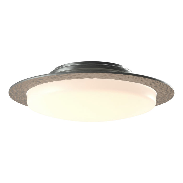 Hubbardton Forge 126737-SKT-82-GG0097 Two Light Semi-Flush Mount, Vintage Platinum