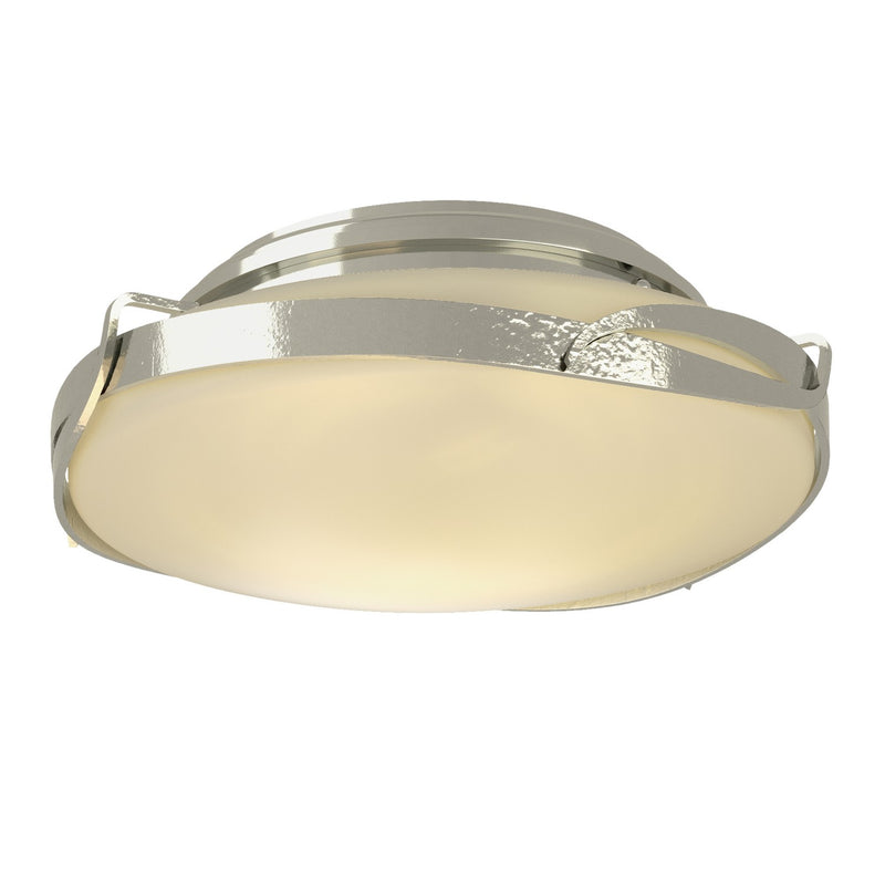 Hubbardton Forge 126740-SKT-85-GG0097 Two Light Flush Mount, Sterling