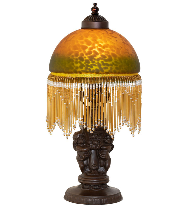 Meyda Tiffany 260711 One Light Mini Lamp, Mahogany Bronze