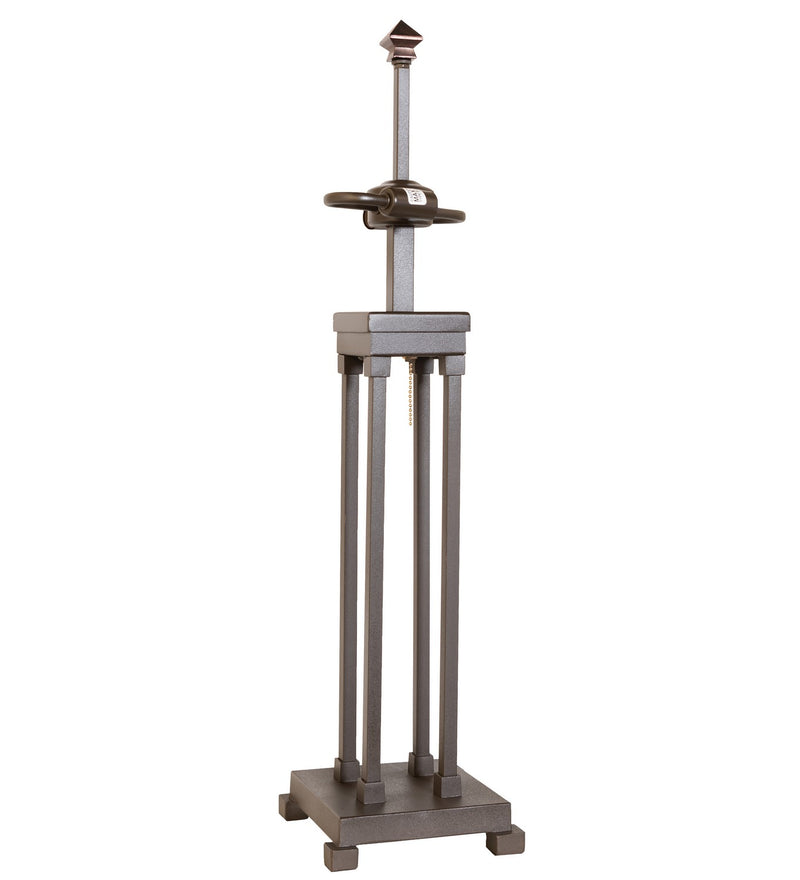 Meyda Tiffany 265027 Two Light Table Base, Mahogany Bronze
