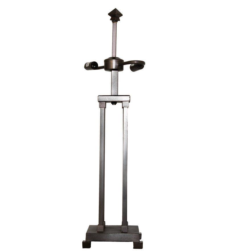 Meyda Tiffany 265027 Two Light Table Base, Mahogany Bronze
