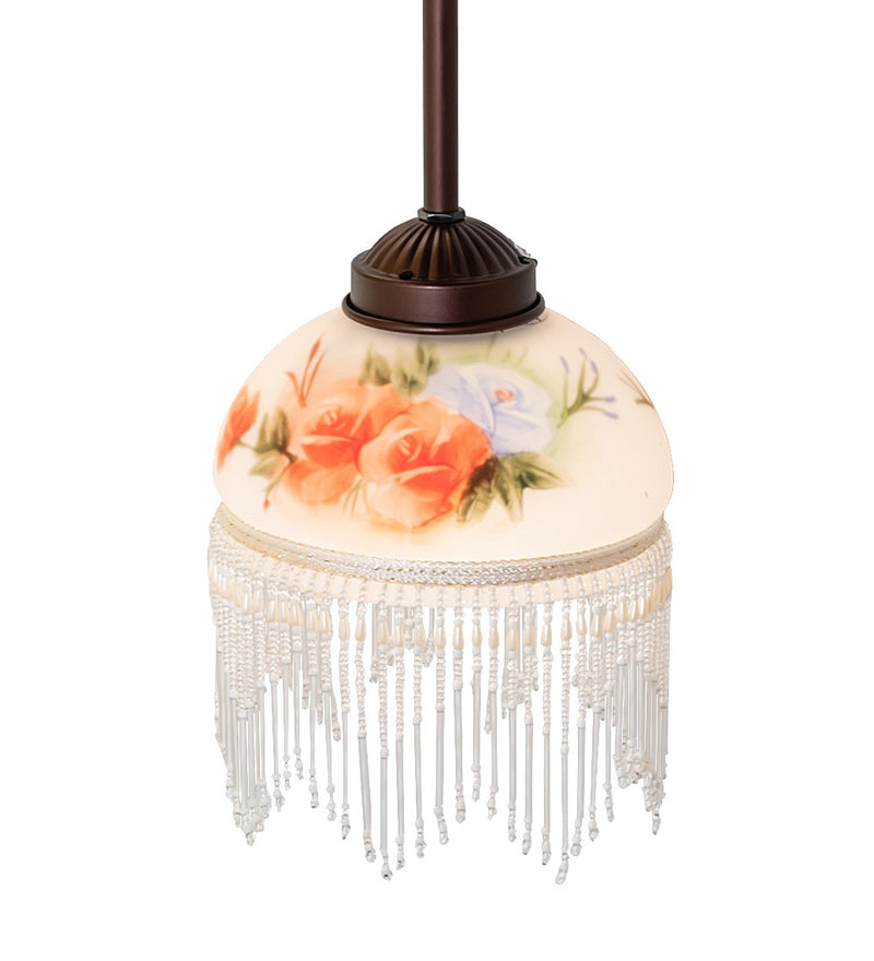 Meyda Tiffany 265576 One Light Mini Pendant, Mahogany Bronze