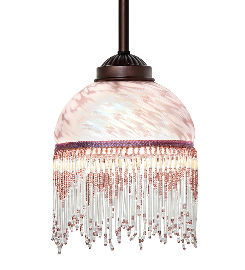 Meyda Tiffany 265577 One Light Mini Pendant, Mahogany Bronze