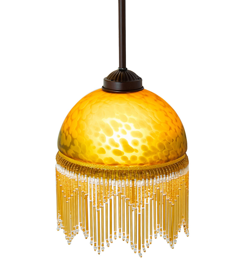 Meyda Tiffany 265579 One Light Mini Pendant, Mahogany Bronze