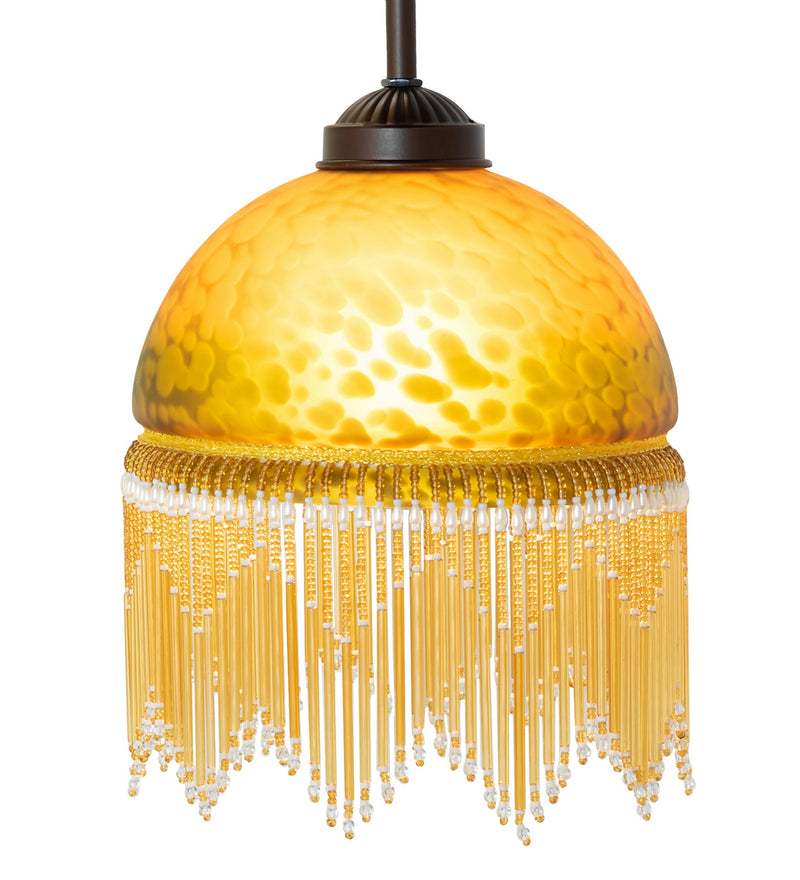 Meyda Tiffany 265579 One Light Mini Pendant, Mahogany Bronze