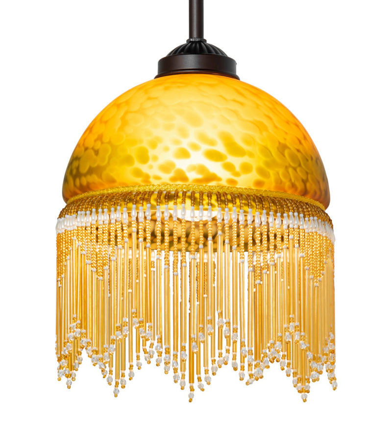 Meyda Tiffany 265579 One Light Mini Pendant, Mahogany Bronze
