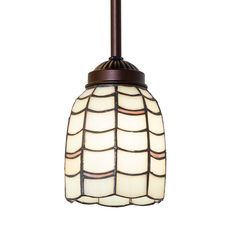 Meyda Tiffany 265800 One Light Mini Pendant, Mahogany Bronze
