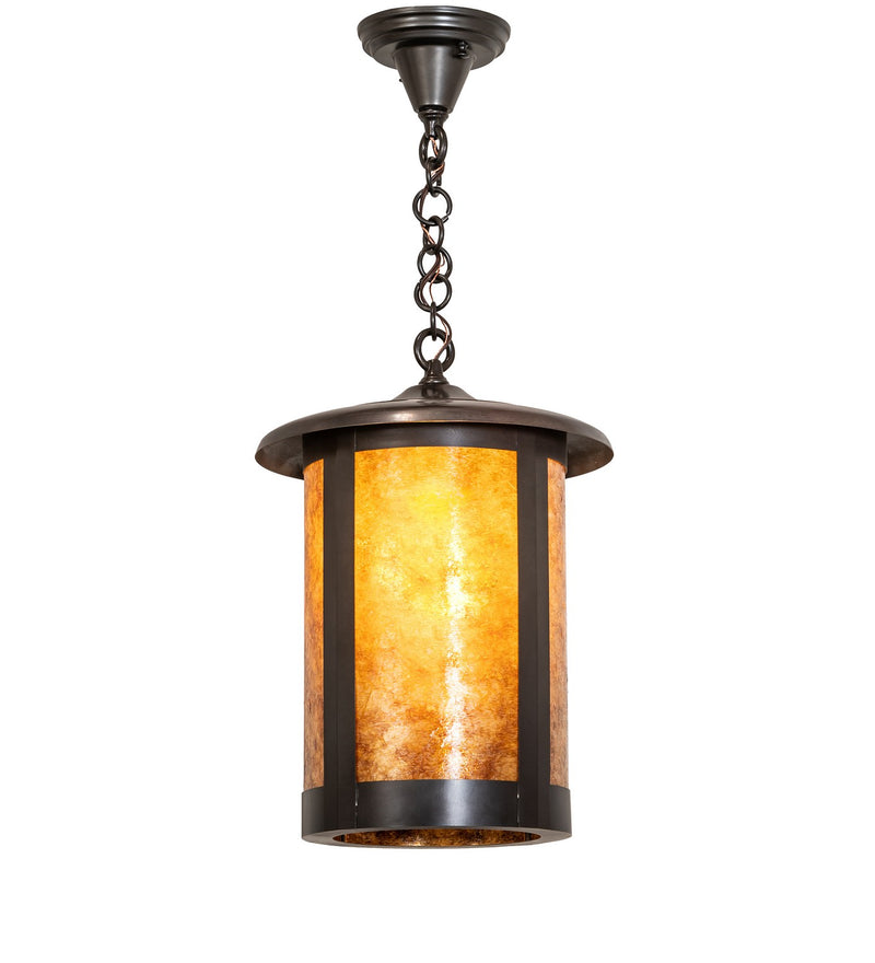 Meyda Tiffany 3486 One Light Pendant, Craftsman Brown