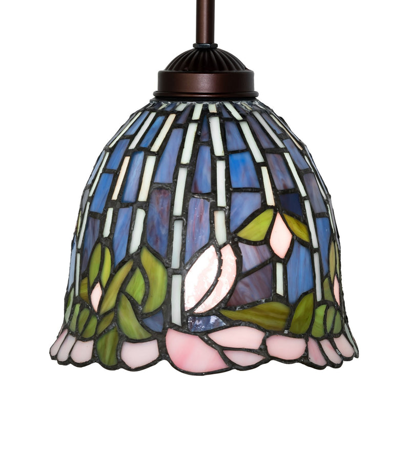 Meyda Tiffany 71318 One Light Pendant, Mahogany Bronze