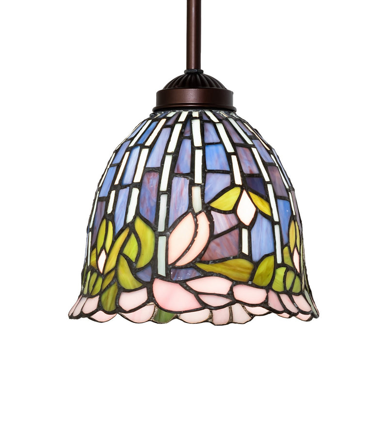 Meyda Tiffany 71318 One Light Pendant, Mahogany Bronze