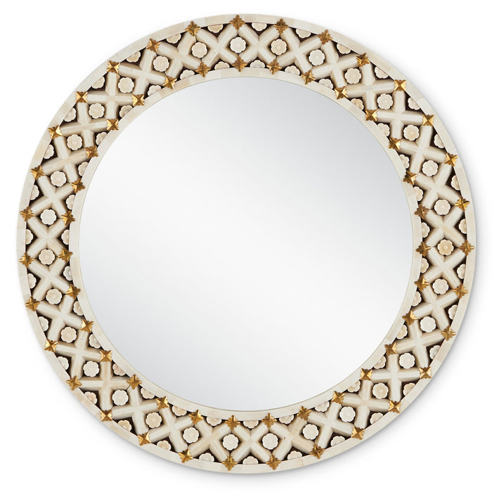 Currey and Company 1000-0136 Mirror, Natural/Brass/Mirror
