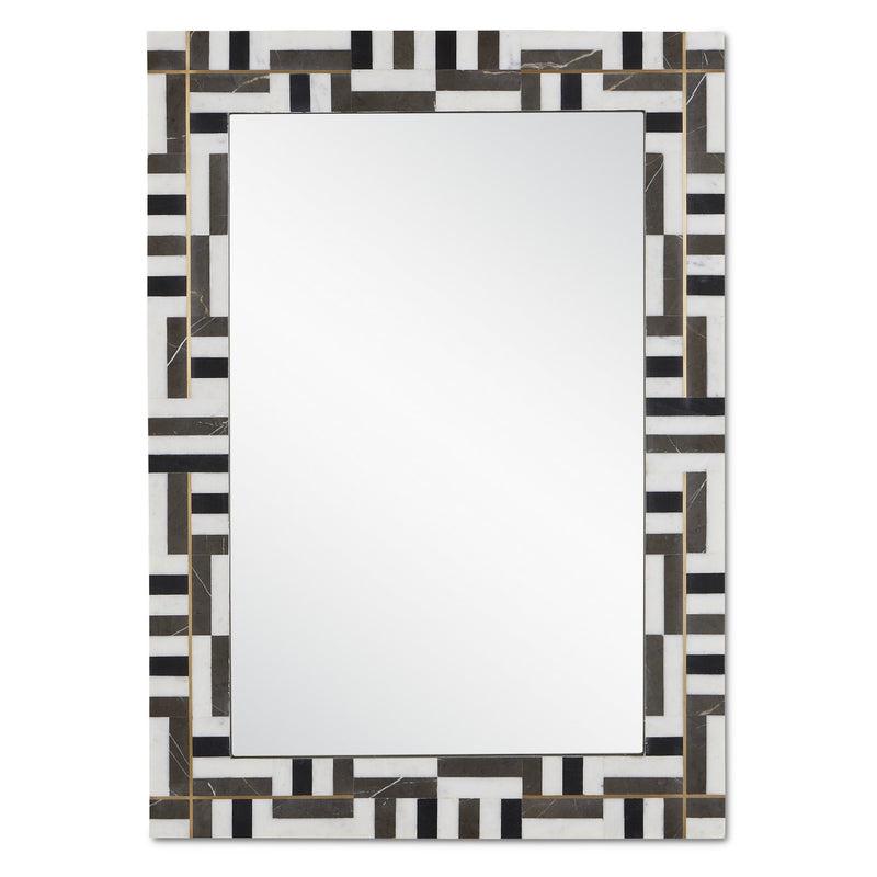 Currey and Company 1000-0138 Mirror, Natural/Brass/Mirror