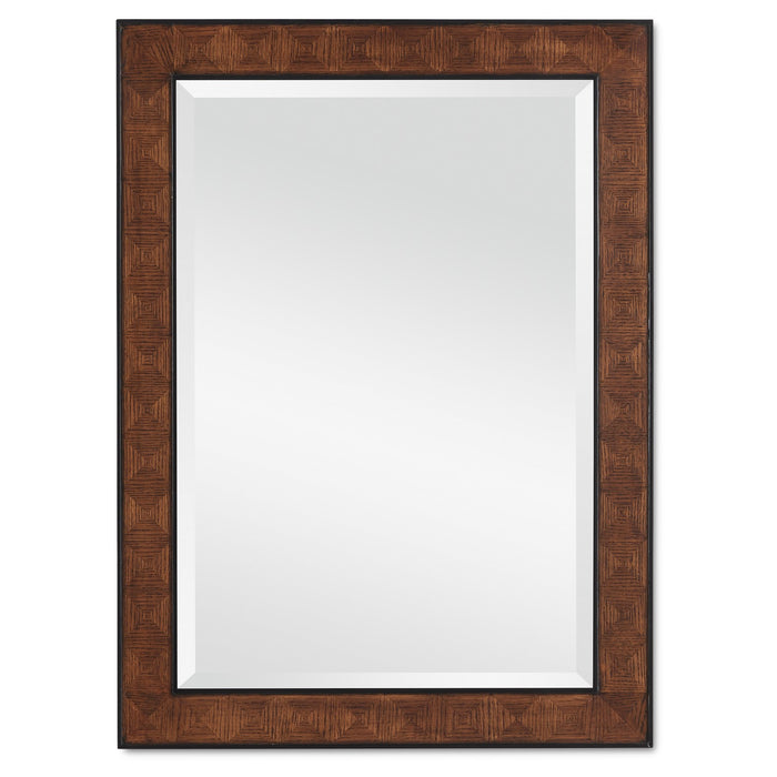 Currey and Company 1000-0143 Mirror, Kona/Black/Mirror