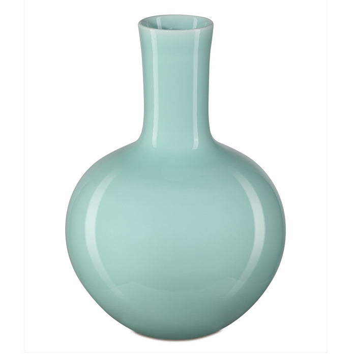 Currey and Company 1200-0670 Vase, Celadon Green