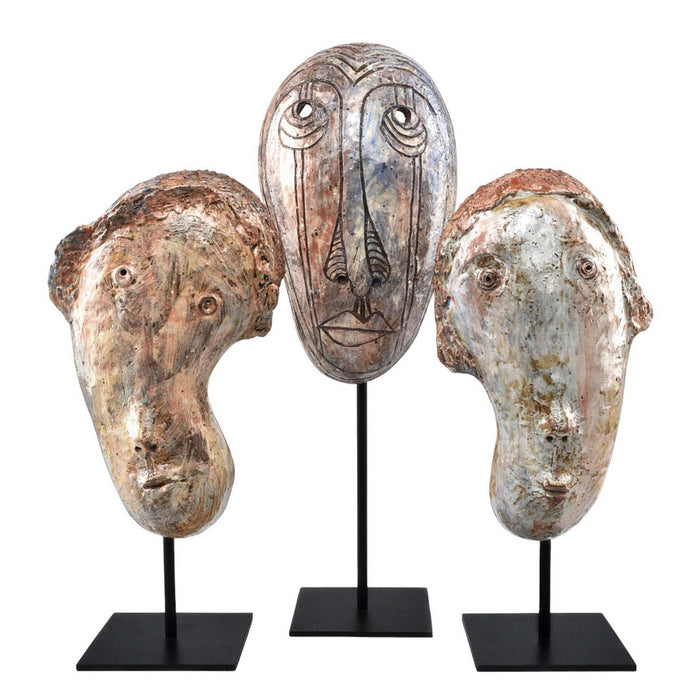 Currey and Company 1200-0725 Sculpture, Assorted Ceramic Glaze