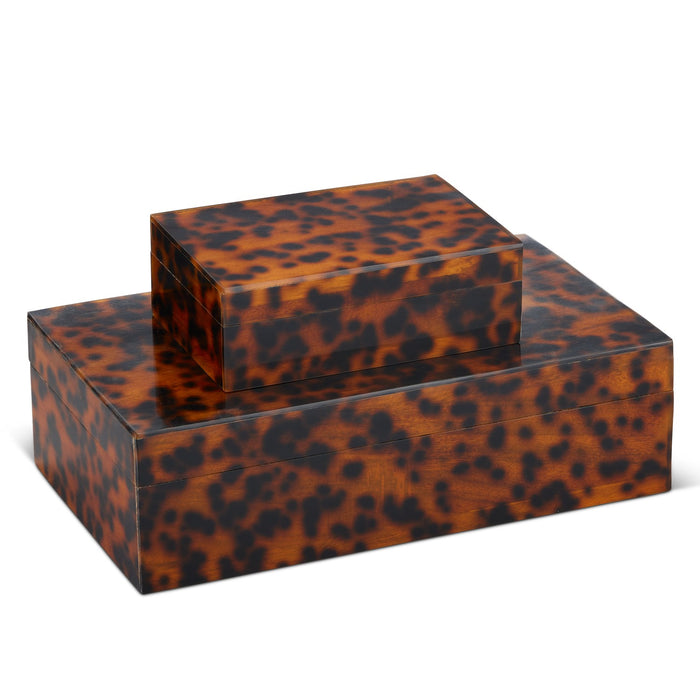 Currey and Company 1200-0737 Box Set of 2, Brown/Black