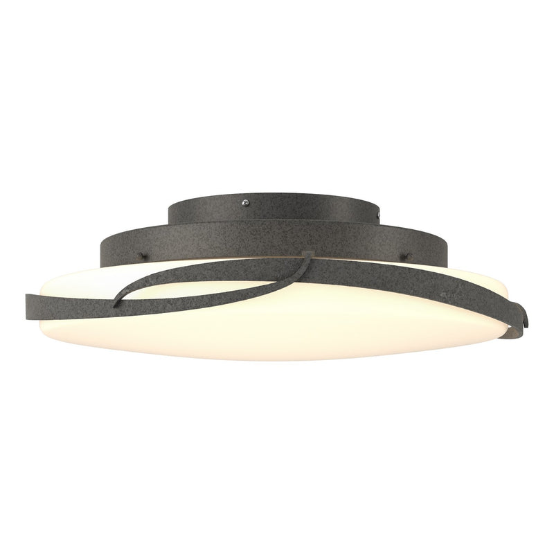 Hubbardton Forge 126742-LED-20-GG0437 LED Semi-Flush Mount, Natural Iron