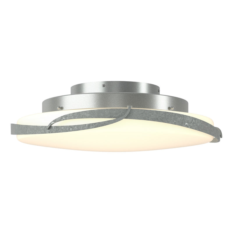Hubbardton Forge 126742-LED-82-GG0437 LED Semi-Flush Mount, Vintage Platinum