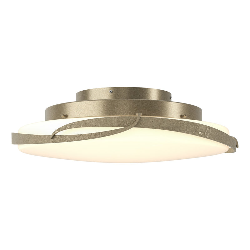 Hubbardton Forge 126742-LED-84-GG0437 LED Semi-Flush Mount, Soft Gold